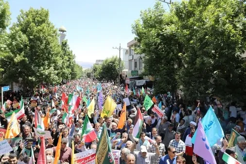 راهپیمایی باشکوه، حماسی و کم&zwnj;نظیر جمعه &laquo;خشم و نصر&raquo; در یاسوج