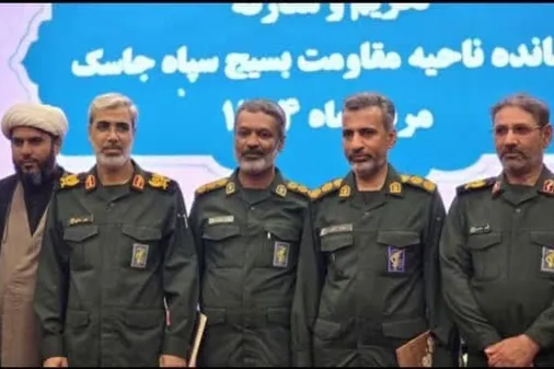 فرمانده جدید ناحیه مقاومت سپاه جاسک منصوب شد