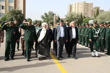 برگزاری صبحگاه مشترک نیروهای نظامی به مناسبت سوم خرداد