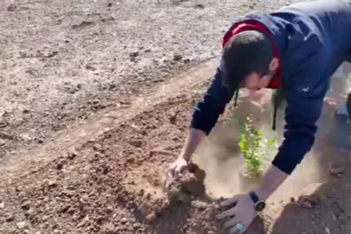کاروان خودرویی مردمی کاشت ۵۰۰۰ اصله نهال به یاد امام شهید در روز درختکاری