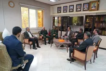 نشست هم‌اندیشی مسئولان سپاه استان البرز و دانشگاه آزاد اسلامی واحد کرج، با محوریت جهاد تبیین و مقابله با جنگ شناختی