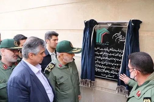 آیین افتتاح فاز دوم پروژه ۱۳۴۲ واحدی منازل مسکونی سردار شهید حاج قاسم سلیمانی با حضور فرمانده کل سپاه
