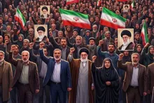 مراسم اولین سالگرد شهادت شهدای جنگ ۱۲ روزه اقتدار کاشان