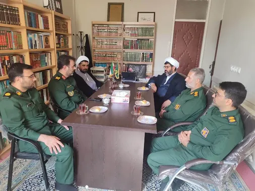 دیدار فرمانده جدید سپاه انصارالمهدی (عج) زنجان با امام جمعه شهرستان ابهر