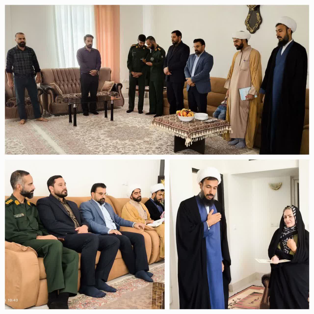 تکریم خانواده شهدا و پاسداشت مقام والای شهیدان در شهرستان نهبندان
