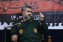 دیدار نوروزی فرمانده سپاه ناحیه مرکزی رشت با خانواده شهدای امنیت شهر رشت