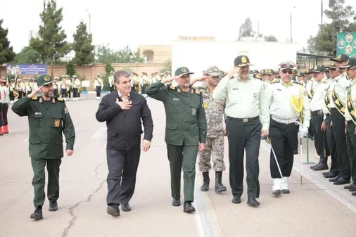 برگزاری صبحگاه مشترک نیروهای مسلح استان سمنان