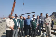 بازدید سردار حاجی‌زمانی از ابرپروژه راهبردی راه‌آهن چابهار ـ زاهدان