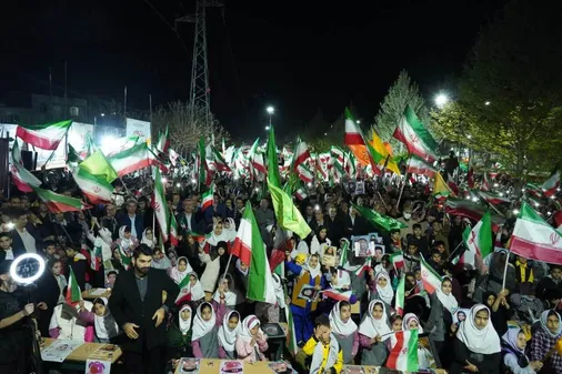 اجتماع پرشور و متفاوت چهارباغ خرم آباد به یاد شهدای دانش آموز مظلوم میناب