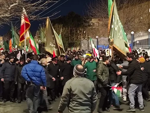 اجتماع پرشور امت حزب الله مهرشهر، به مناسبت محکومیت شهادت آیت الله شهید امام خامنه ای
