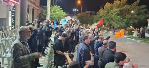 حماسه حضور مردم لالی در میدان شهدای ۲۱ دی؛ تجدید بیعت با رهبر انقلاب و حمایت از اقتدار نیروهای مسلح