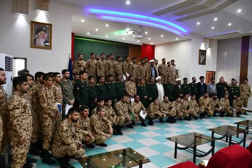 تجلیل از سربازان سپاه فتح به مناسبت روز سرباز