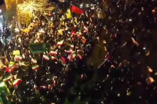 تصاویر هوایی طوفان شب بیست&zwnj;ویکم مردم کرمانشاه