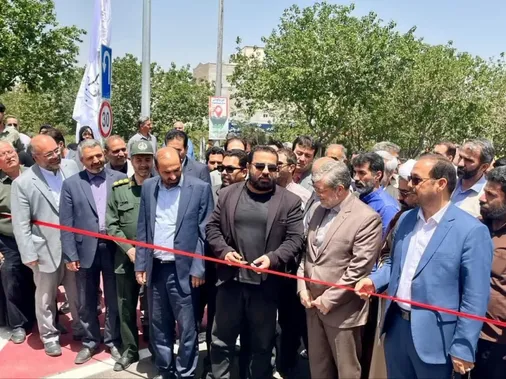آیین افتتاح دوربرگردان تقاطع سه&zwnj;سطحی میدان شهید فهمیده مشهد