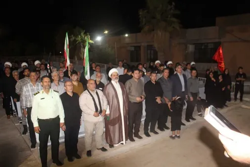 برگزاری مراسم عزاداری قائد امت در شهرستان مرزی قصرشیرین