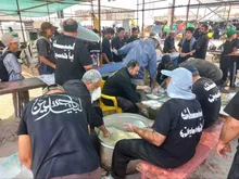 خدمت‌رسانی گسترده قرارگاه کربلا نیروی زمینی سپاه به زائران اربعین در مرزهای خوزستان