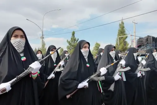 رزمایش بزرگ دختران جانفدای ایران