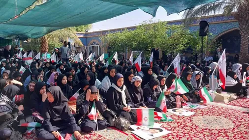 رئیس سازمان بسیج دانش آموزی کشور در کربلای هویزه حضور یافت
