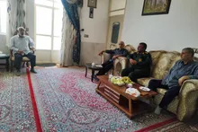دیدار فرمانده سپاه مهریز با آزادگان سرافراز به مناسبت سالروز ورود آزادگان