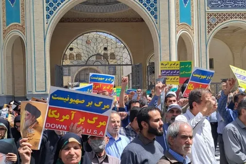 راهپیمایی جمعه خشم در راستای محکومیت اقدامات رژیم غاصب و کودک کش صهیونی در سرتاسر استان اصفهان
