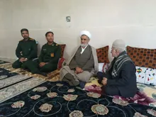 دیدار و تجلیل مسئول دفتر نمایندگی ولی فقیه در سپاه فتح از خانواده شهدا