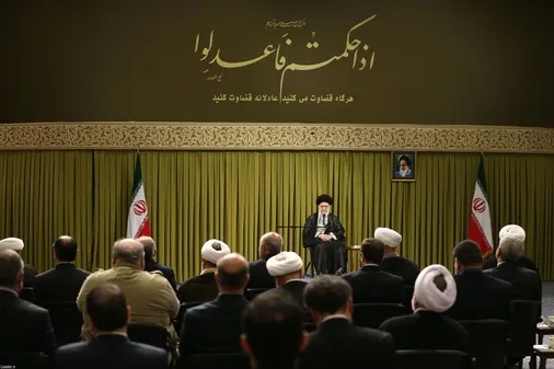 رهبر انقلاب اسلامی در دیدار مسئولان قوه &zwnj;قضائیه: نامزدها از اظهارات دشمن شادکن پرهیز کنند