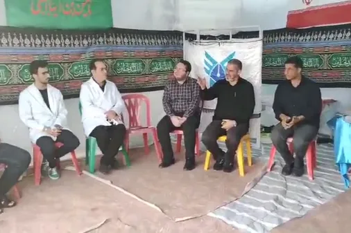 بازدید معاون هماهنگ&zwnj;کننده سپاه حضرت نبی&zwnj;اکرم (ص) استان کرمانشاه از موکب مادر و کودک