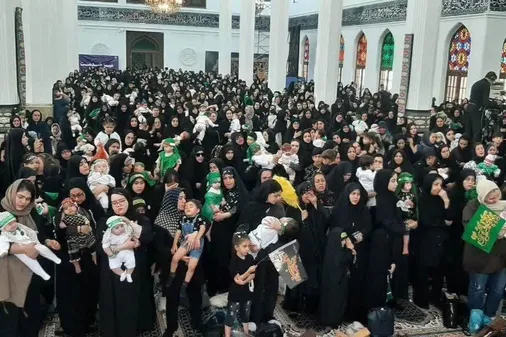 مادران گیلانی با حضرت رباب (س) همدردی کردند