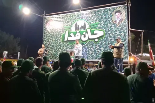 برگزاری رزمایش جانفدایان ولایت در شهرستان نهاوند