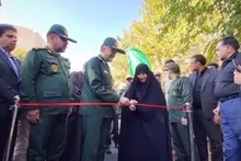 افتتاح نمایشگاه طرح اسوه بسیج شهرستان شاهرود همزمان با رزمایش جان‌فدایان ایران