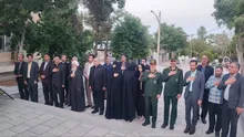 تجدید میثاق با آرمان‌های شهدا در سالروز شهادت شهید سپهبد سلامی؛ با حضور صبیه شهید و فرمانده سپاه استان اصفهان در گلپایگان
