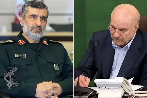 محمدباقر قالیباف طی پیامی به سردار حاجی&zwnj;زاده برای دریافت نشان فتح تبریک گفت
