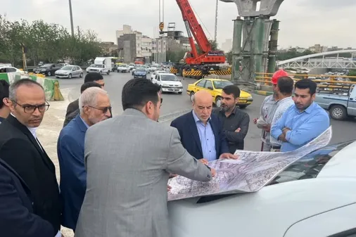 بازدید دکتر شاکری و جمعی از مدیران کشوری از پروژه&zwnj;های زیرساختی کلان&zwnj;شهر مشهد