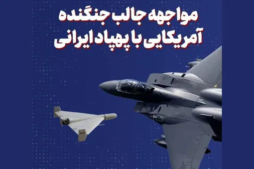 مواجهه جالب جنگنده آمریکایی با پهپاد ایرانی از زبان خلبان آمریکایی