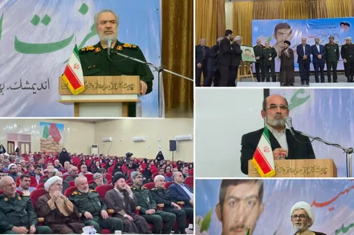 یادواره فرمانده شهید عزت&zwnj;الله حسین&zwnj;زاده با حضور سردار فدوی برگزار شد