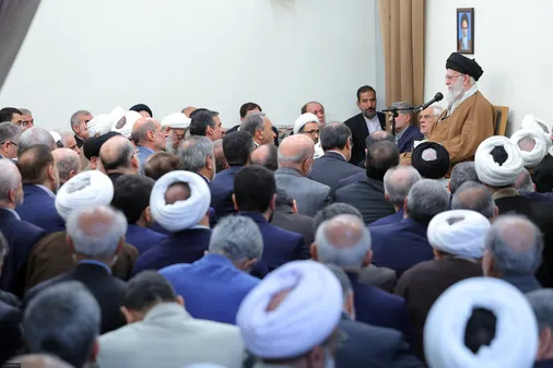دیدار جمعی از مسئولان ارشد سه قوه با رهبر انقلاب