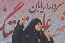 دکلمه خوانی نوه‌ دریابان شهید علیرضا تنگسیری