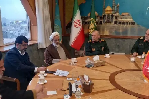 دیدار نماینده ولی&zwnj;فقیه در سپاه پاسداران انقلاب اسلامی با استاندار قم