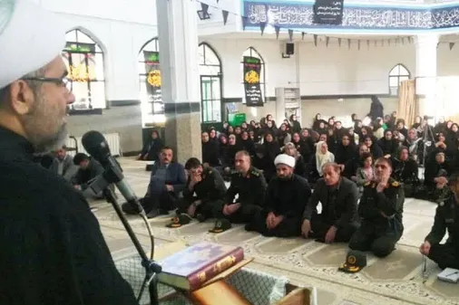 حضور حجت الاسلام والمسلمین طه توکلی در اجتماع بزرگ بانوان فاطمی کامیاران
