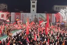 باید برخاستِ حماسی مردم رشت در موج صد و هشتاد و ششم/ رشت یکصدا با یا حسین کربلایی شد