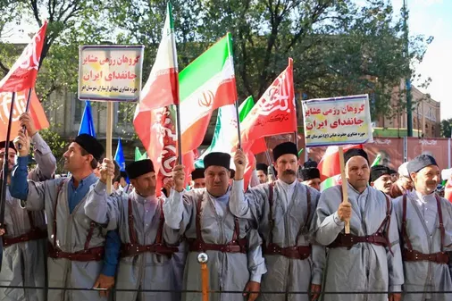 رزمایش جانفدای ایران در تبریز