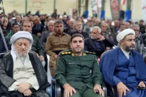 اجتماع بزرگ مردم پاوه به مناسبت سالگرد تأسیس بسیج مستضعفین