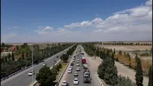 شکوه و عظمت کاروان خودرویی ۴۰ کیلومتری در کرمان