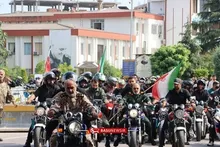 اعزام کاروان ۱۵۰ دستگاه  موتورسیکلت هیئت موتورسواری بسیج سپاه کربلای مازندران به مراسم تشییع‌ امام شهید