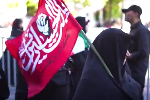حال و هوای عاشقان قائد شهید در مشهد مقدس