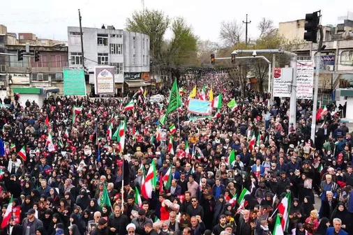 بی&zwnj;سابقه&zwnj;ترین راهپیمایی روز قدس در کرمانشاه رقم خورد
