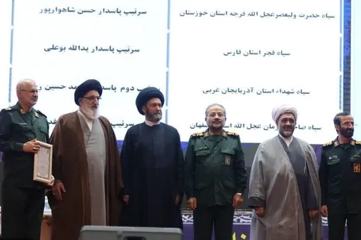 دریافت مدال افتخار و کسب عنوان سپاه ممتاز توسط سپاه ولی عصر(عج) خوزستان در جشنواره مالک اشتر کشور