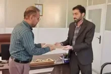 دیدار مدیر آسیب‌های اجتماعی معاونت اجتماعی سپاه انصارالرضا (ع) با رئیس اداره آموزش همگانی معاونت اجتماعی انتظامی استان