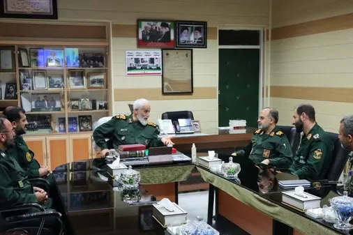 دیدار فرماندهان سپاه استان مازندران در اولین روز هفته دفاع مقدس