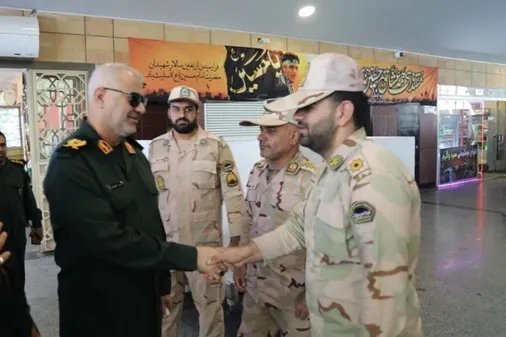 بازدید جانشین فرماندهی سپاه ولی عصر(عج) خوزستان از پایانه مرزی شلمچه